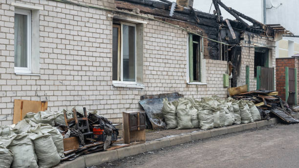Professional Emergency Fire Cleanup technician working in Alexandria, KY